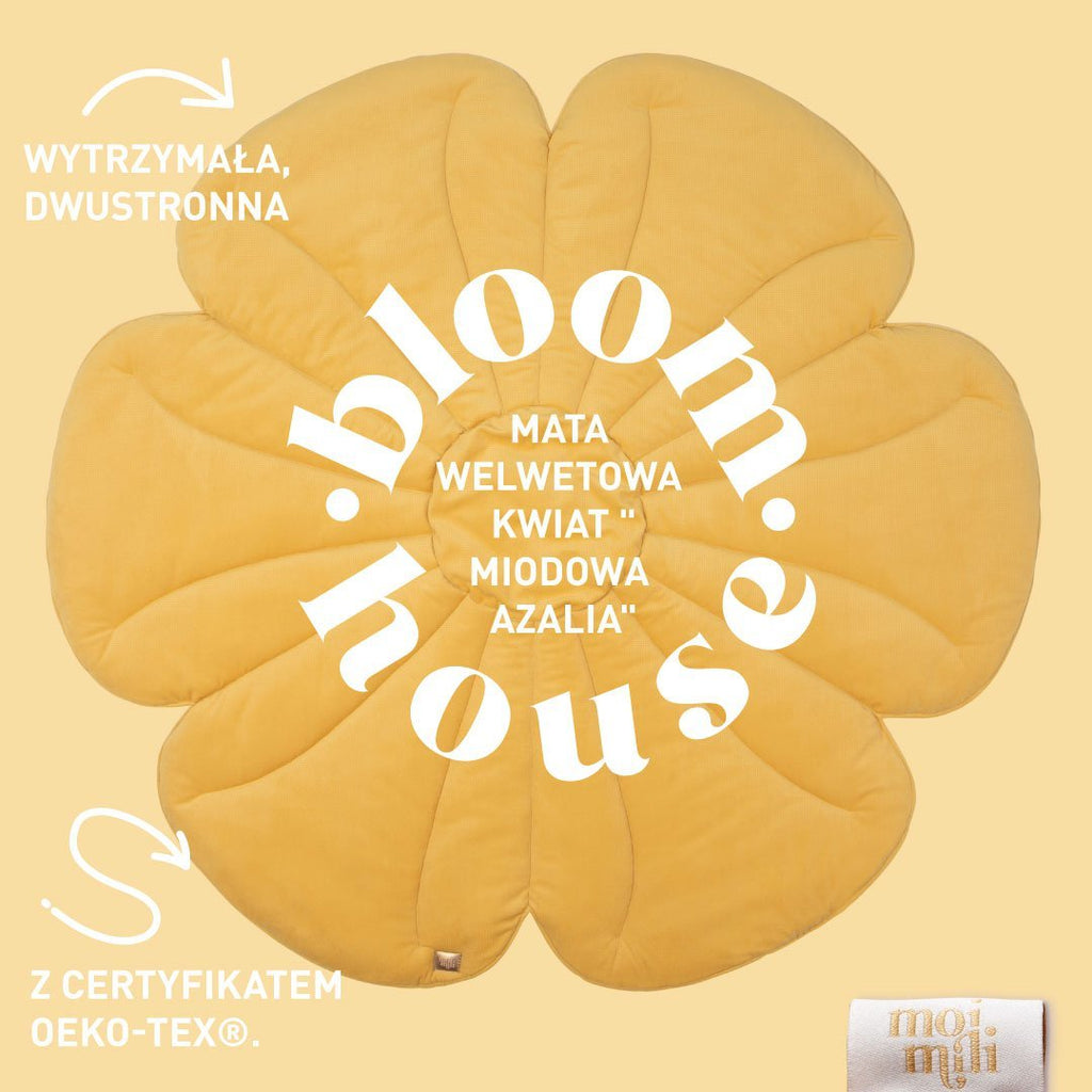 Fluwelen bloeimat "Crème yucca"