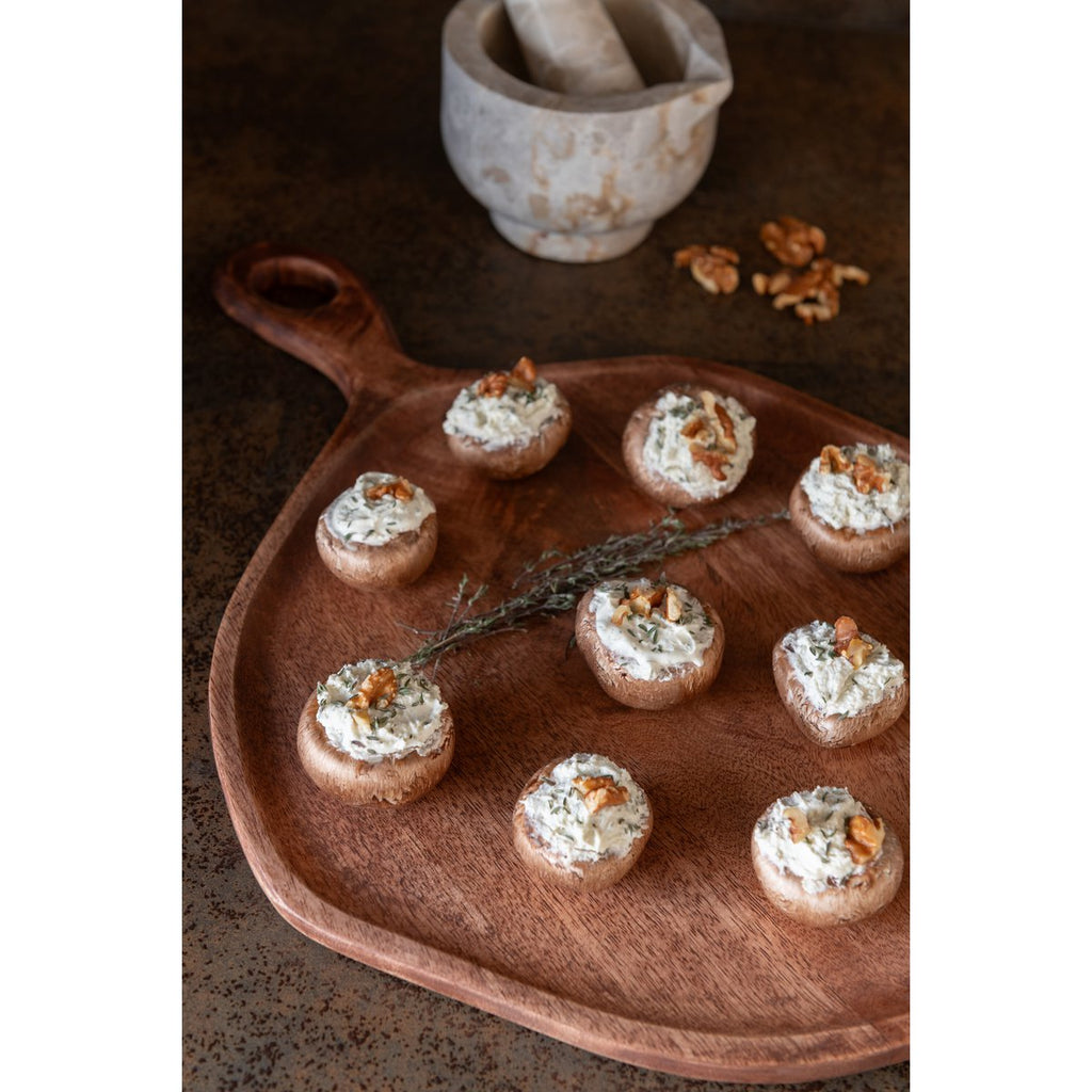 J-Line Snijplank Goa Mangohout Bruin Large