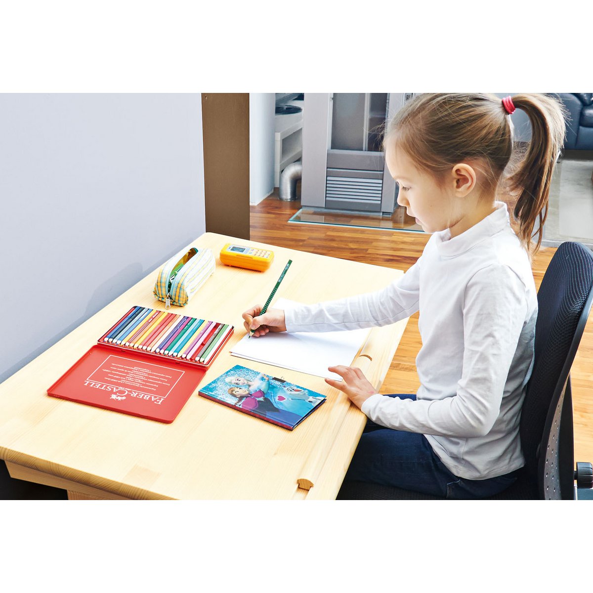 Adjustable Wooden Study Desk