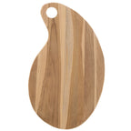 J-Line Terong Teak snijplank - hout - naturel - L