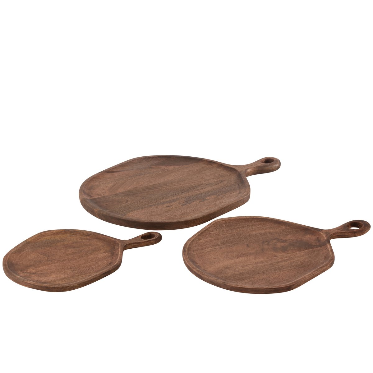 J-Line Snijplank Goa Mangohout Bruin Large