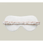 100% zijde ontspanningsslaapmasker-19 mm-bandjes op schaakbordpatronen-oversize