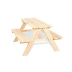 Picknickbank voor kinderen "Nicki For 4", natuurlijk