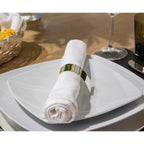 EDZARD set van 2 servetringen voluut, verzilverd, aanslagbestendig, lengte 6 cm, diameter 4 cm