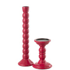 J-Line Kandelaar Mangohout Fuschia