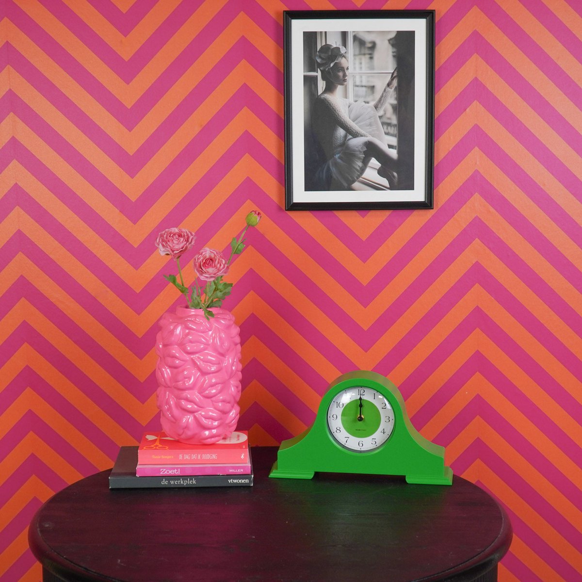 Retro Revival Mantel Clock