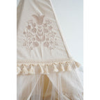 Boho Style Tipi Tent with Mat