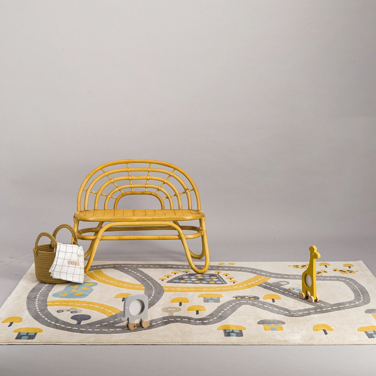 Kind tapijt met zacht -soft haarcircuit