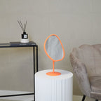 Mirror - Organic - Metal - Neon Orange - 16,5x12x31,5 cm