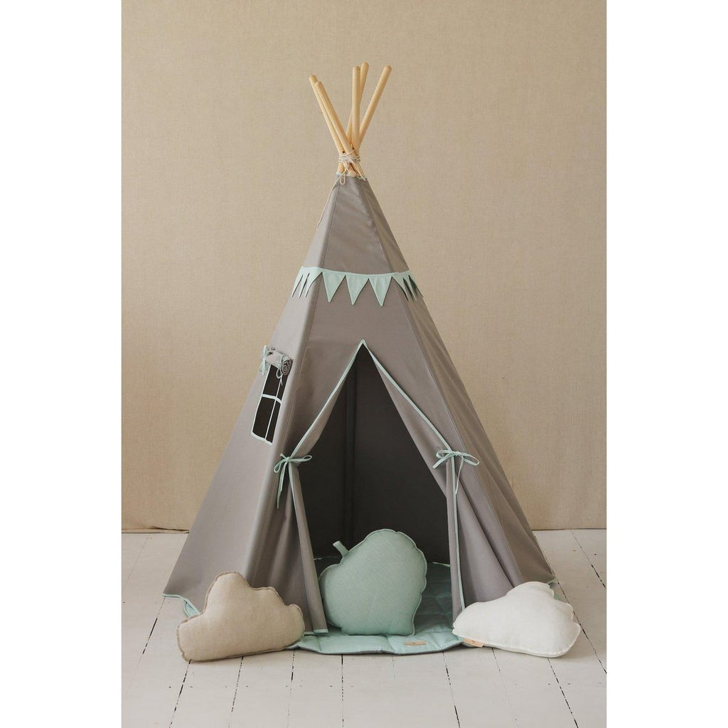Tipi "Mint Love" met slinger en mattenset