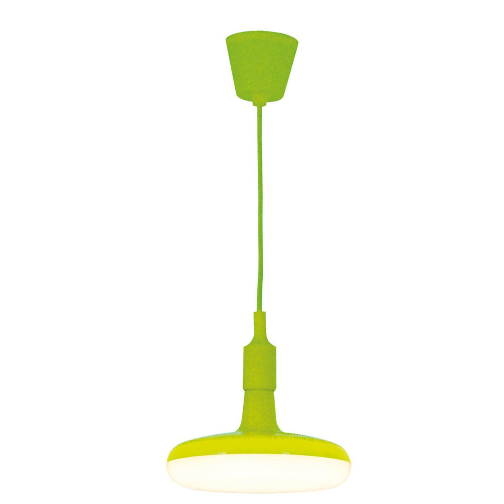 Green Retro-Modern Pendant Light ''UFO''