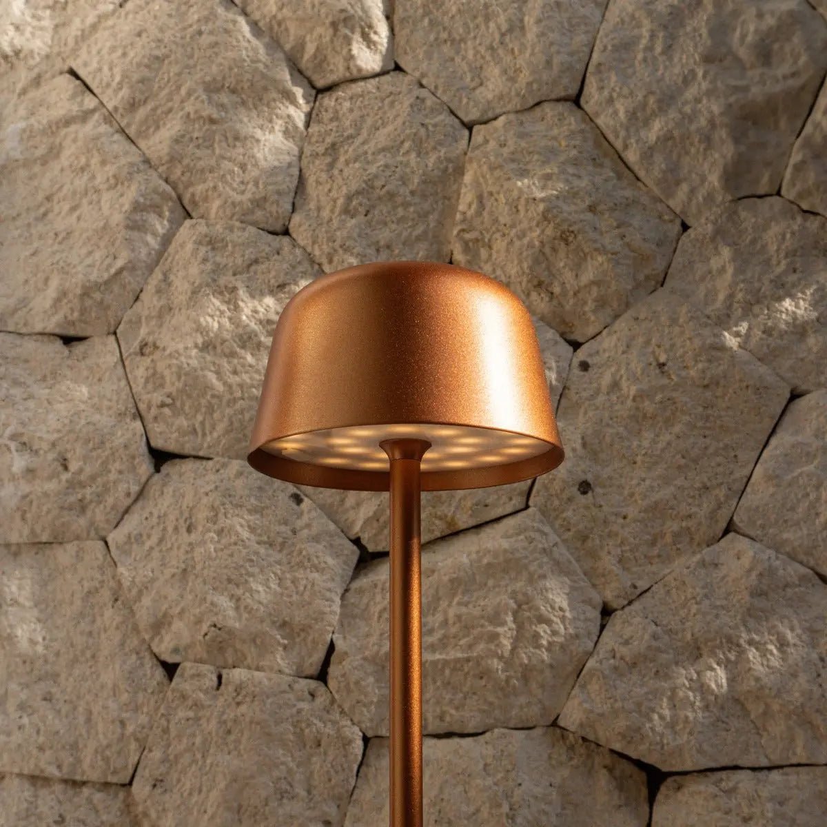 Anton Koperen Oplaadbare Tafellamp | Stijlvolle en draadloze verlichting