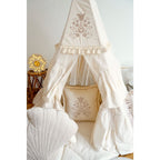 Boho Style Tipi Tent with Mat