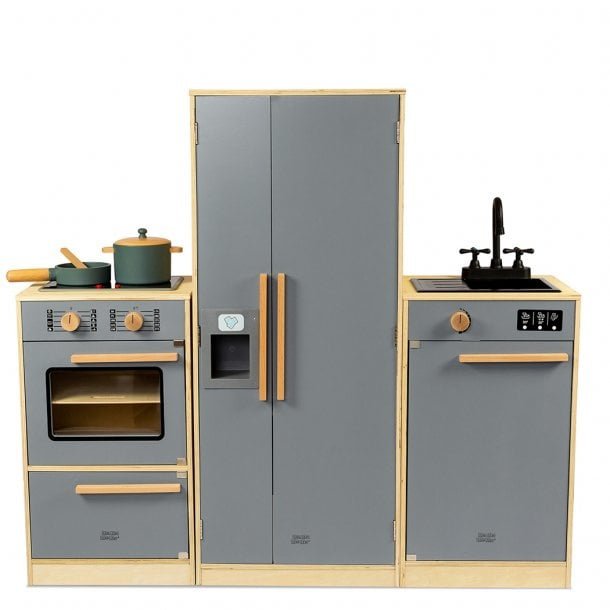 Wooden Play Dishwasher with Sink