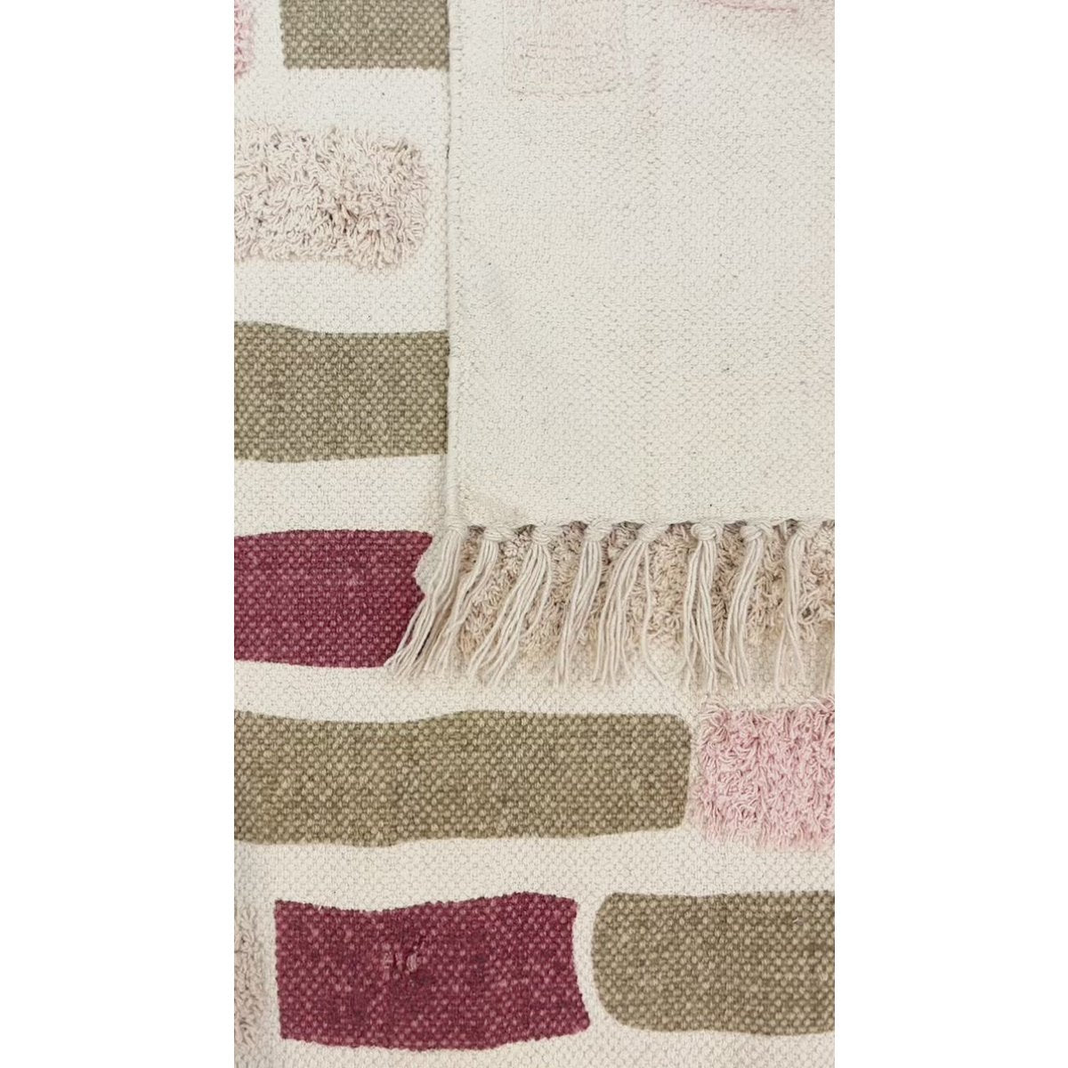 Kind Tapijt getuft in wasbaar katoen in de anouk -machine