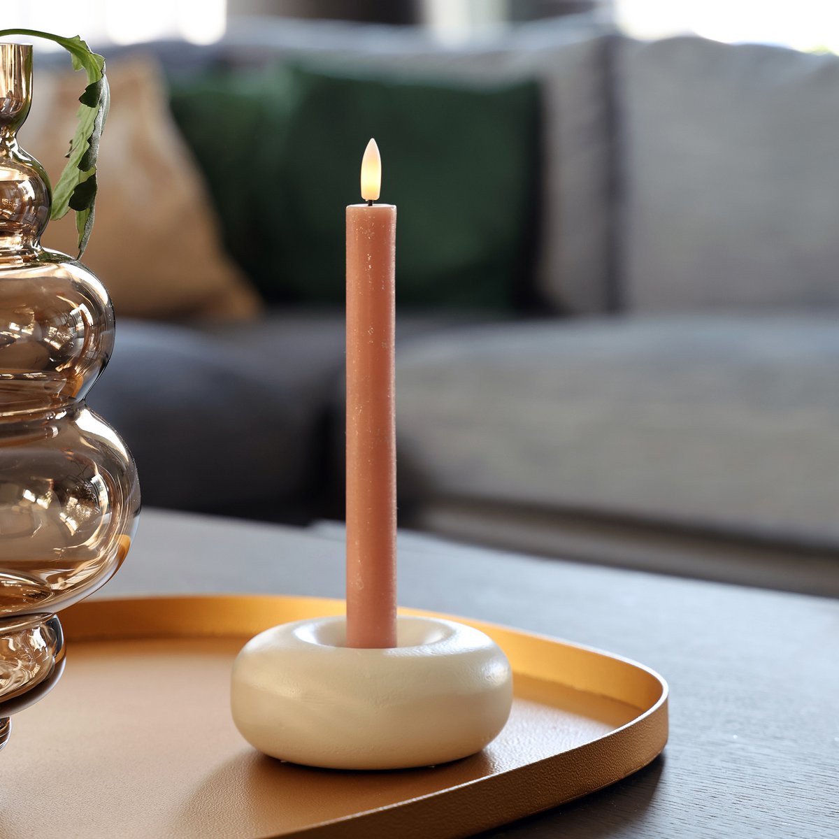 Kaarsenhouder - Batavo ivory