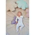 Fluwelen bloeimat "Crème yucca"