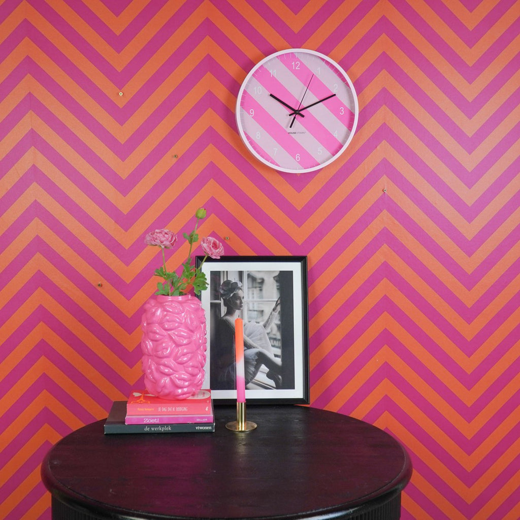 Striped Joy Wall Clock