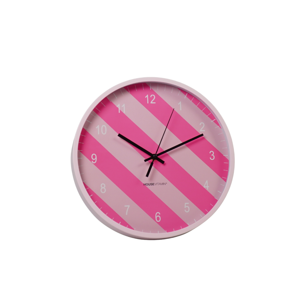 Striped Joy Wall Clock