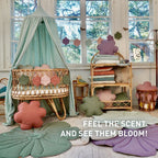 Fluwelen bloeimat "Crème yucca"