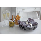 EDZARD set van 2 servetringen voluut, verzilverd, aanslagbestendig, lengte 6 cm, diameter 4 cm