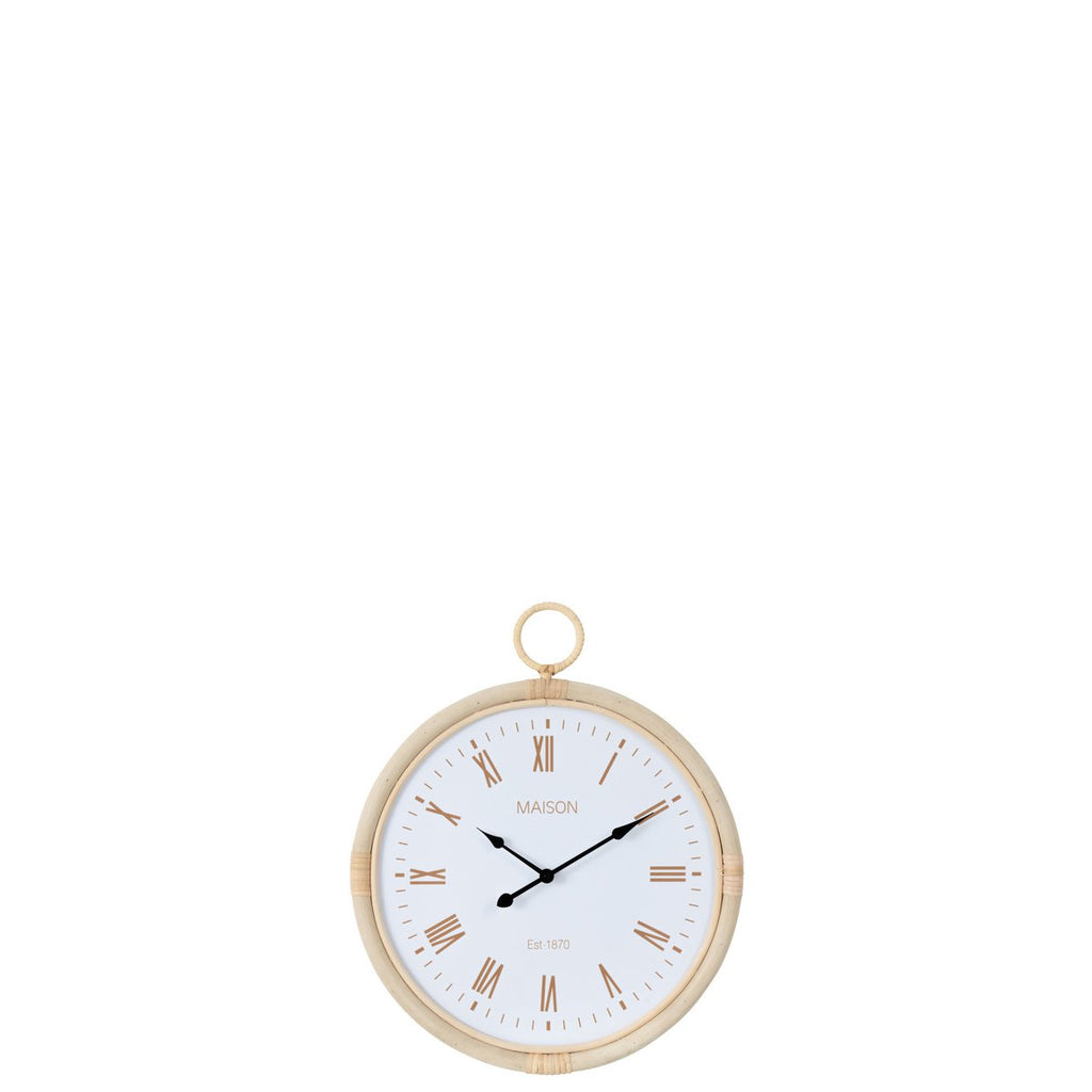 J-Line Jute Wall Clock