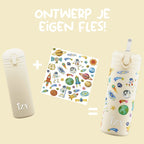 IZY Kids Yellow Space Thermos Bottle – 350ml