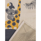 Ontwerp en zachte kindertapijt met spoel jungle haar