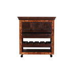 Rustic Reclaimed Wood Kitchen Trolley