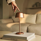 Anton Koperen Oplaadbare Tafellamp | Stijlvolle en draadloze verlichting