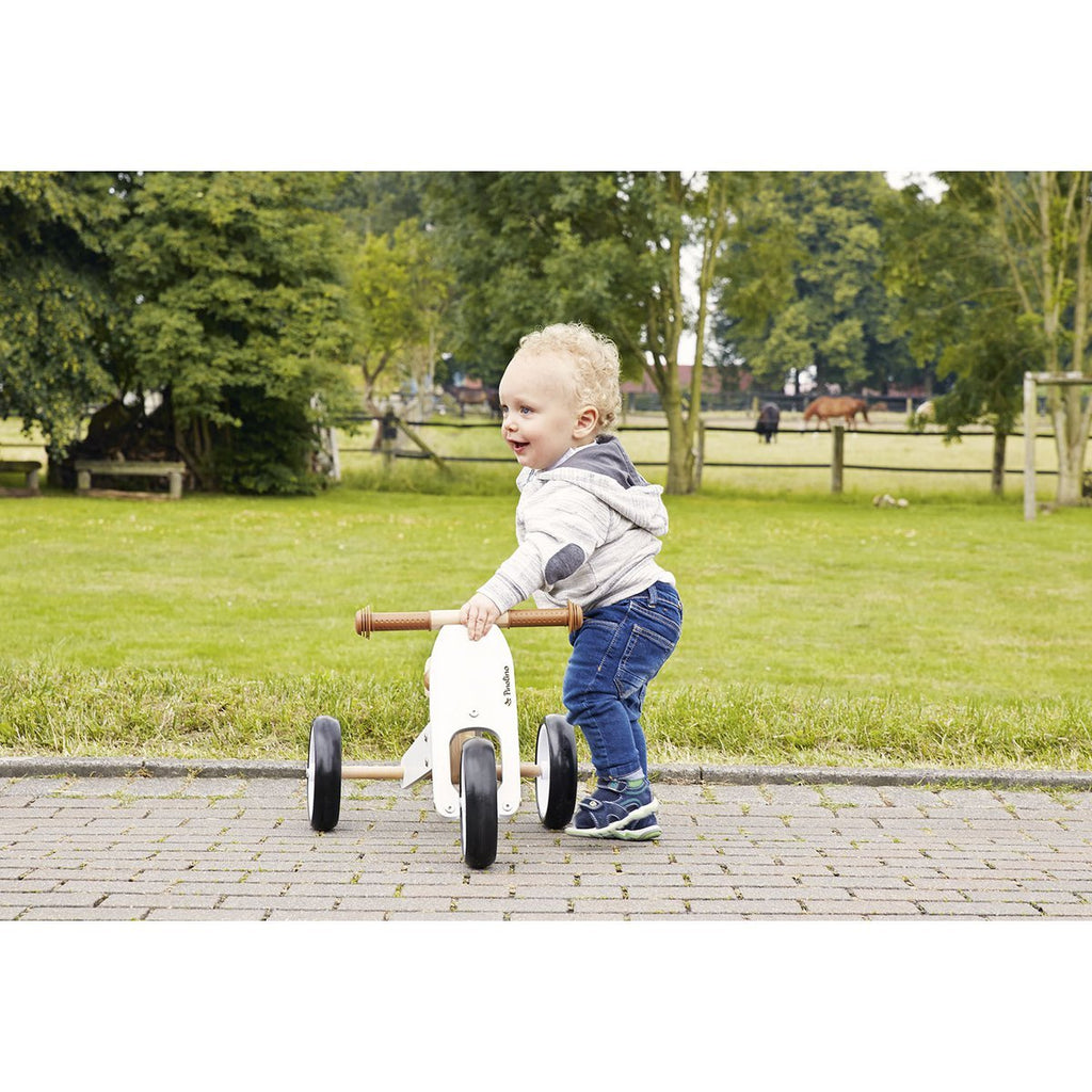 4-in-1 Wooden Ride-On Toy