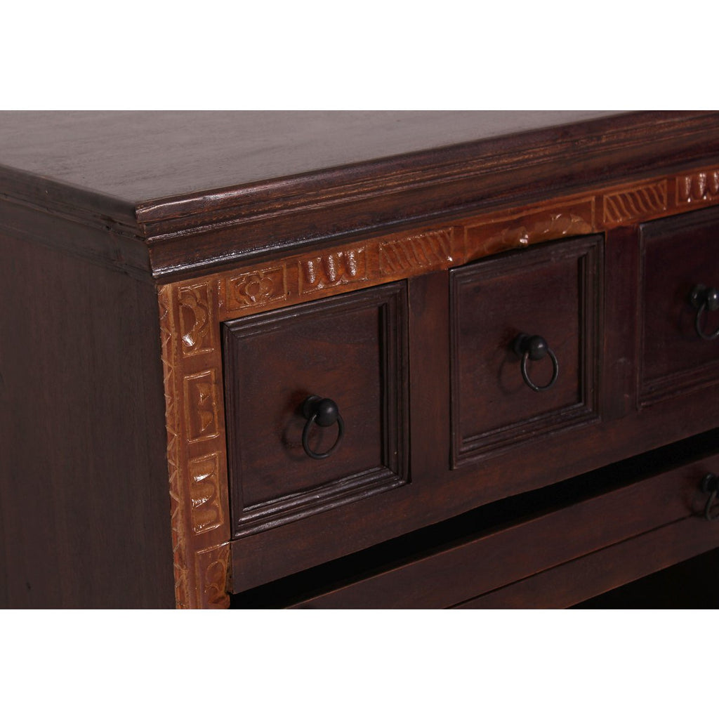 Rustic Reclaimed Wood Kitchen Trolley