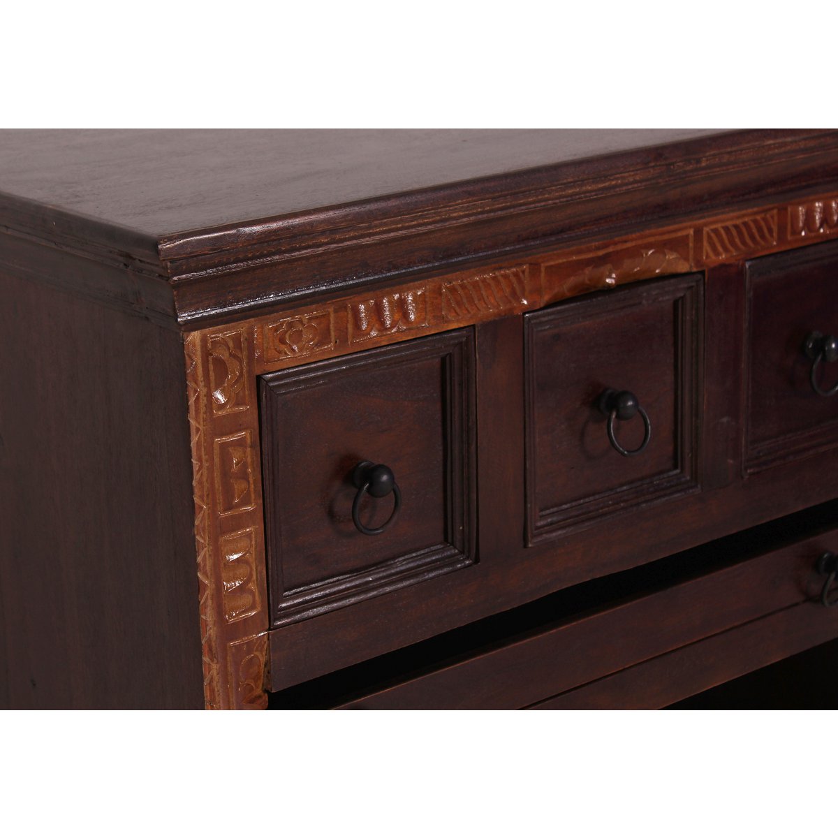 Rustic Reclaimed Wood Kitchen Trolley