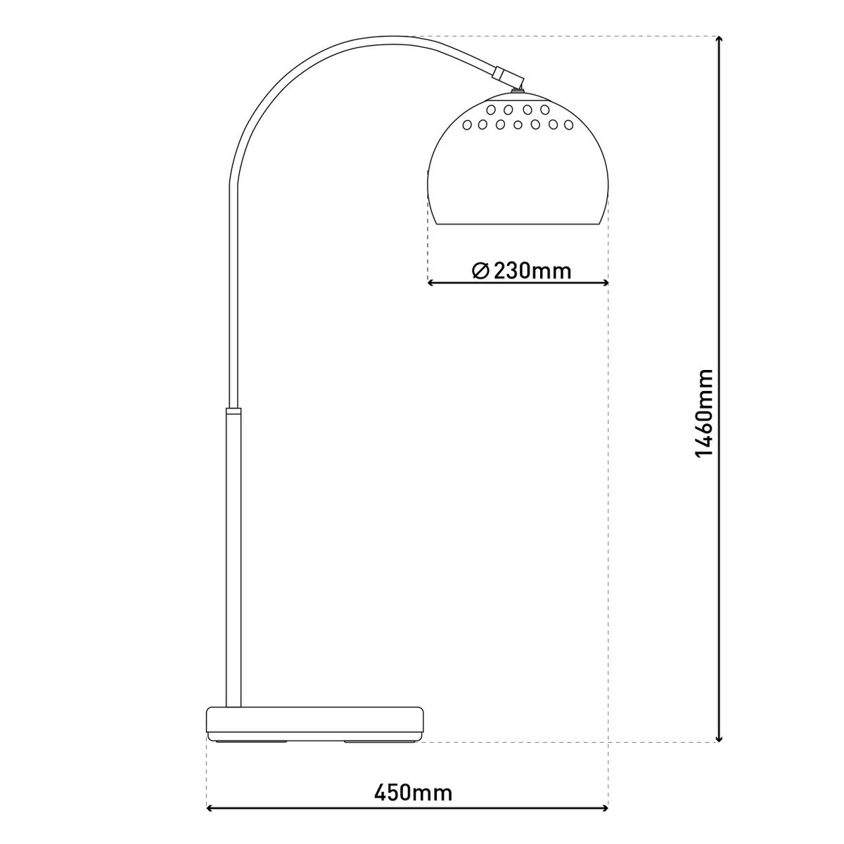 Retro Arc Floor Lamp