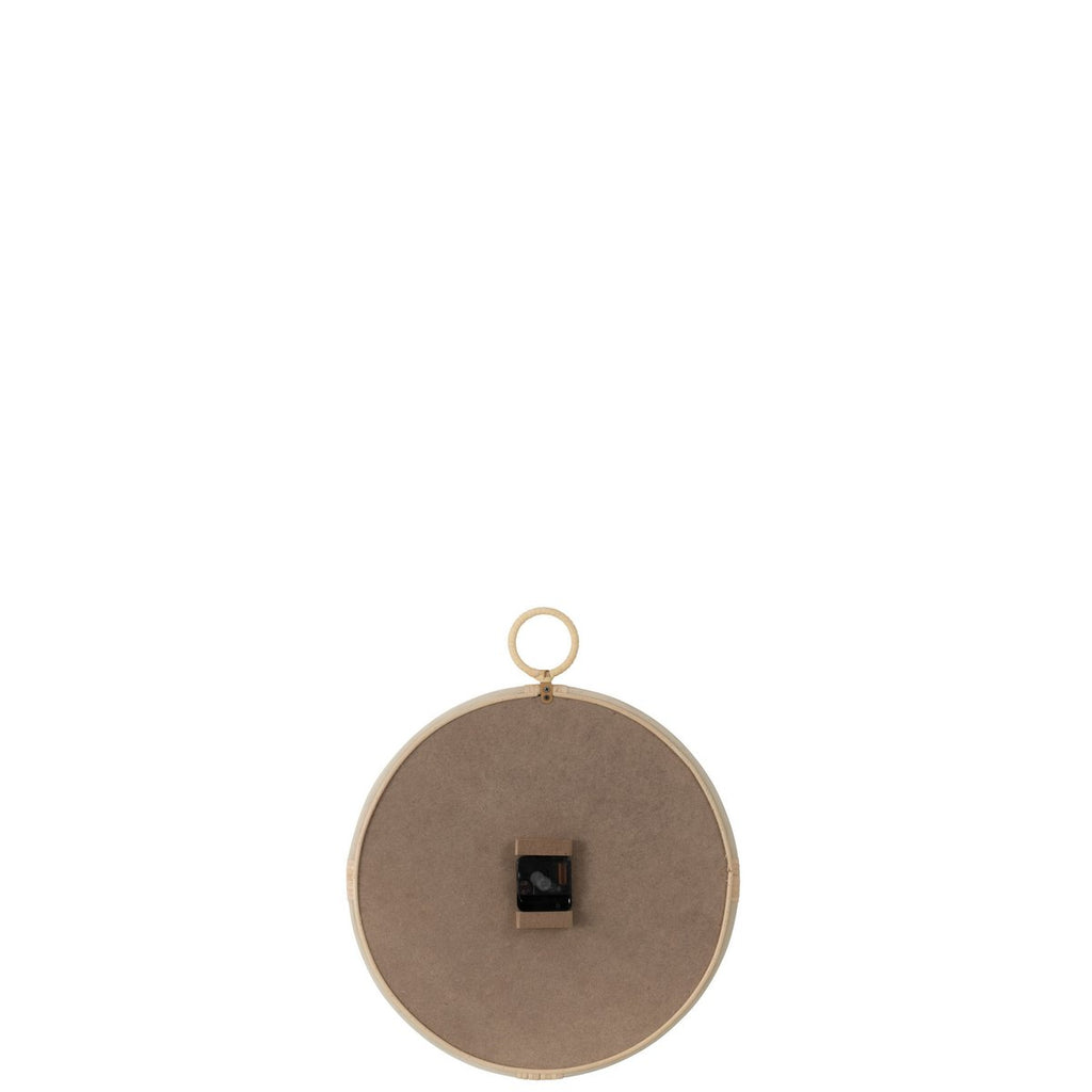 J-Line Jute Wall Clock