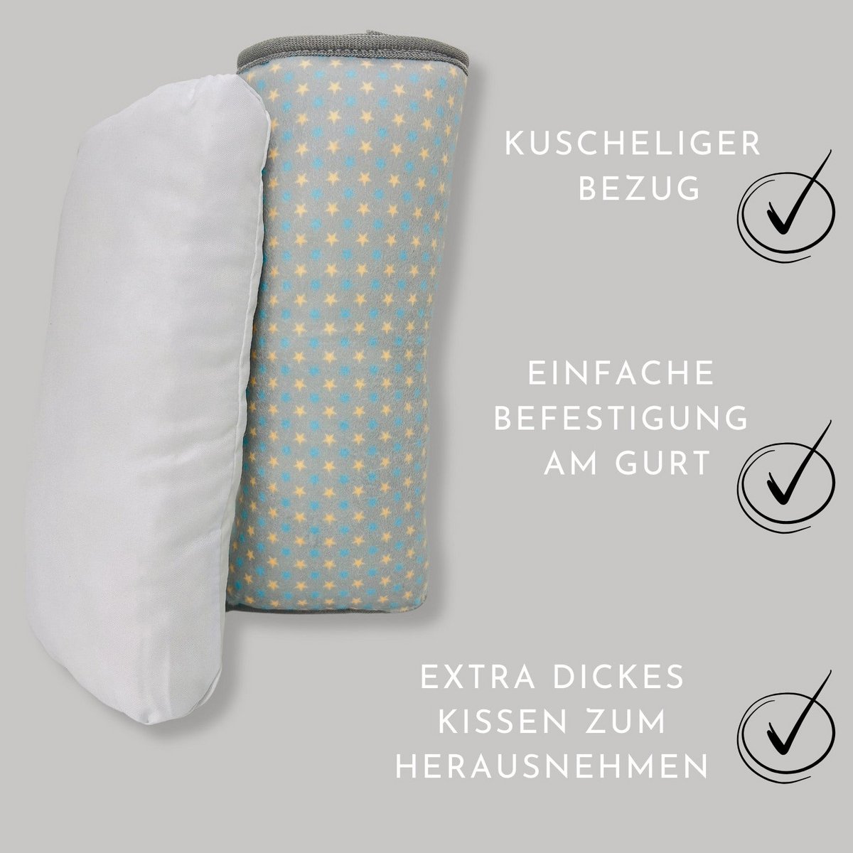 Auto Slaap Pillow Star