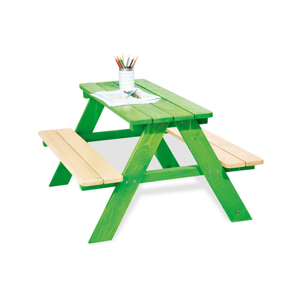 Picknickbank voor kinderen "Nicki For 4", Green