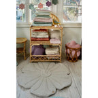 Fluwelen bloeimat "Crème yucca"