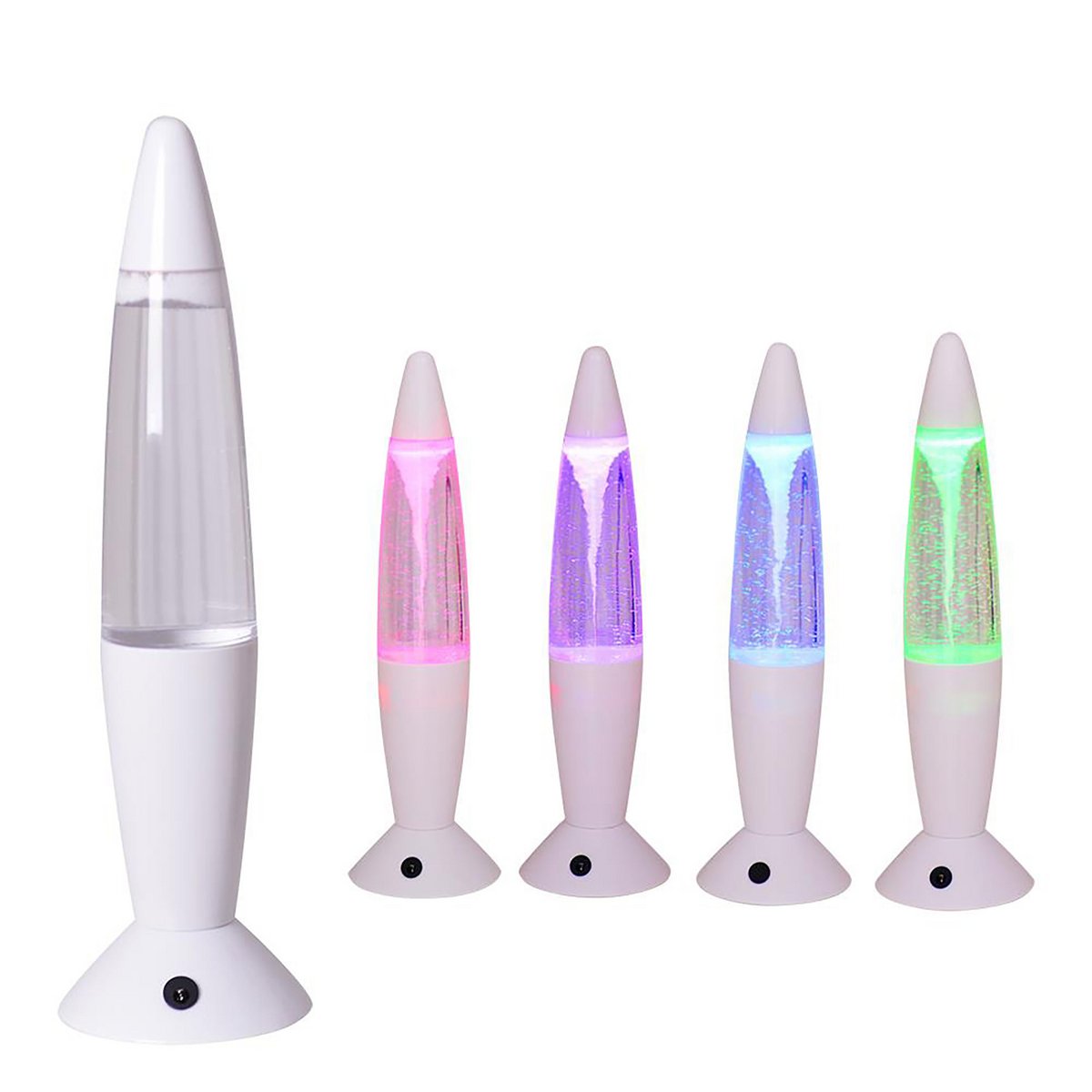 LED -tafellicht "Tornado", de decoratie gemaakt van metaal en plastic, ca. 36 cm hoog, met stevig ingebouwde LED's, doneert kleurrijk licht, voor woonkamer, kantoor, kinderkamer of nachtkastje