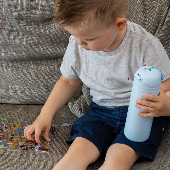 IZY Kids Blue Pirates Thermos Bottle – 350ml