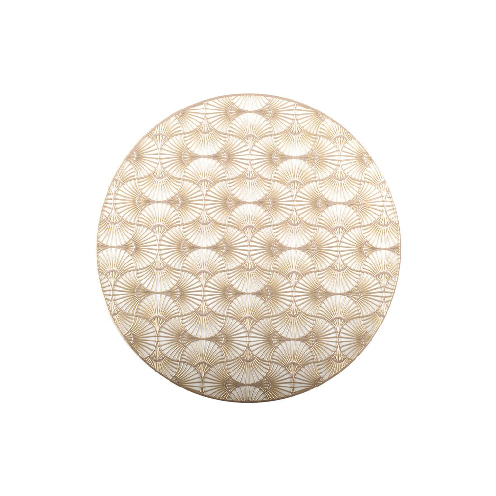 Ginkgo gouden ronde plaat