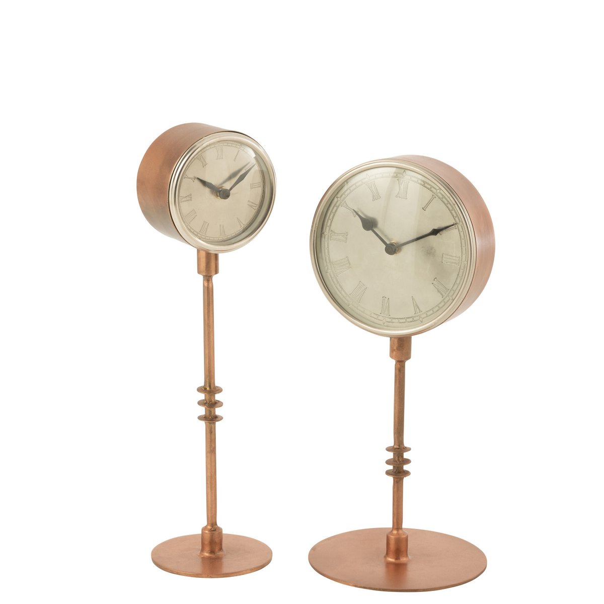 J-Line Modern Metal Clock