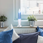 LED -tafellicht "Tornado", de decoratie gemaakt van metaal en plastic, ca. 36 cm hoog, met stevig ingebouwde LED's, doneert kleurrijk licht, voor woonkamer, kantoor, kinderkamer of nachtkastje