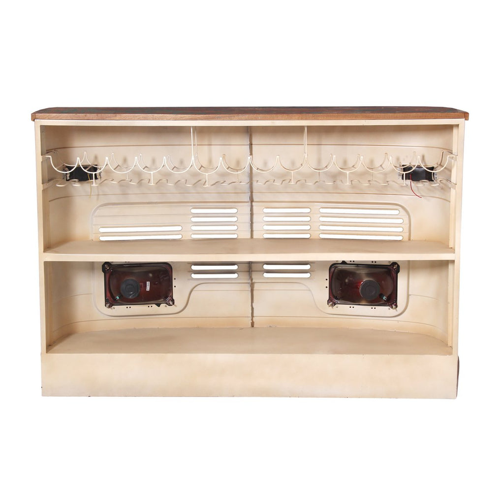 Recycled Truck Front Bar Counter