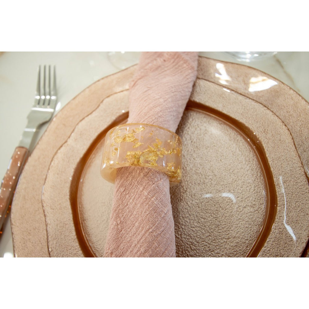 Set van 4 rondes van koekenpanhars handdoek