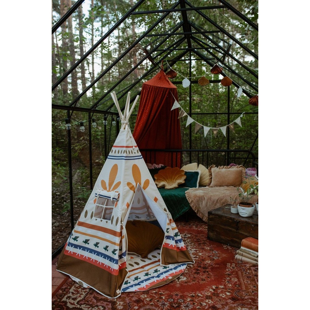 "Native vibe" Tipi- en mattenset