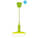 Green Retro-Modern Pendant Light ''UFO''