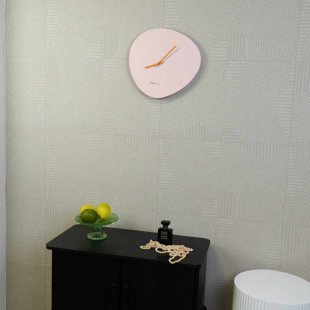 The Soft Pink Organic Wall Clock