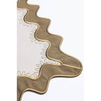 Gisèle Scallop napkins with embroidered detail (set of 2)