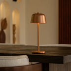 Anton Koperen Oplaadbare Tafellamp | Stijlvolle en draadloze verlichting